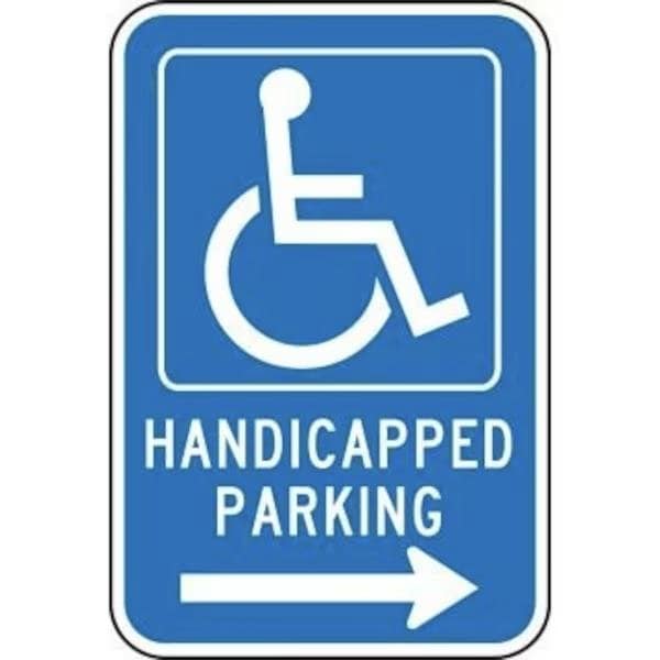 Accuform FEDERAL PARKING SIGN HANDICAPPED FRA224RA FRA224RA - main